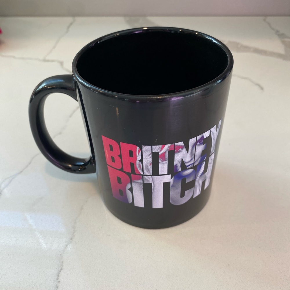 Britney coffee mug.